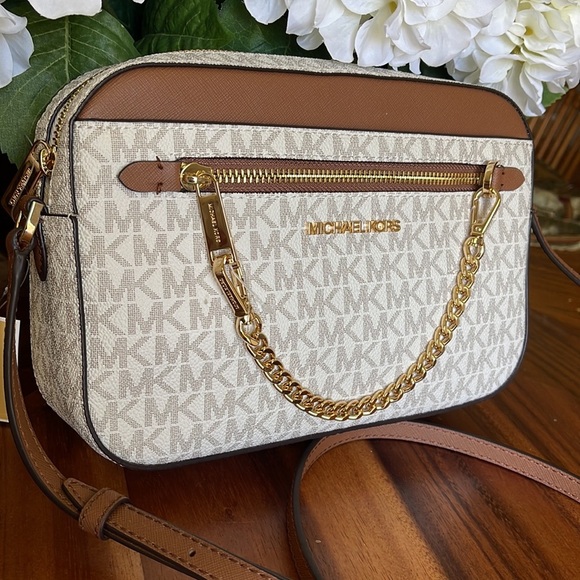 MICHAEL Kors Jet Set Large Logo Crossbody Bag - Picture 6 of 10